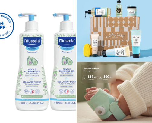 Favorite First time Mom baby finds cover photo collage