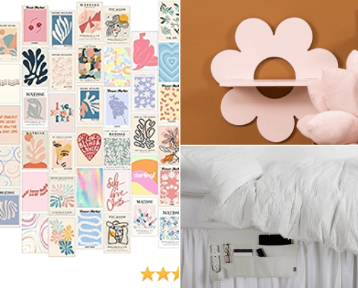 College Decor and Essentials cover photo collage