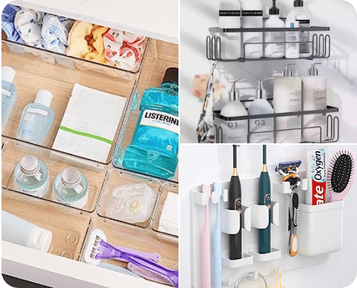 Home Organization 🏠 cover photo collage