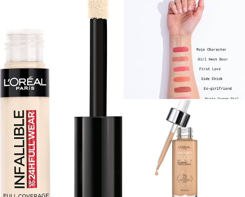 Beauty products I have repurchase over and over again! cover photo collage