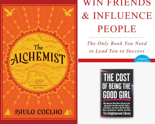 My favorite book recs cover photo collage