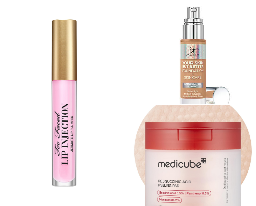 My favorite beauty recs cover photo collage