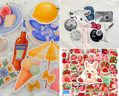 As a Sticker Collector, i had to share my favs 😻 cover photo collage