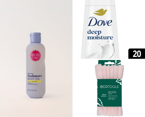 Body care cover photo collage