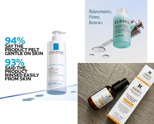 La Roche-Posay vs Kiehl’s vs Elemis – Anti-Aging Routine Ranking (Firming, Wrinkle Care & Glow Focus) cover photo collage