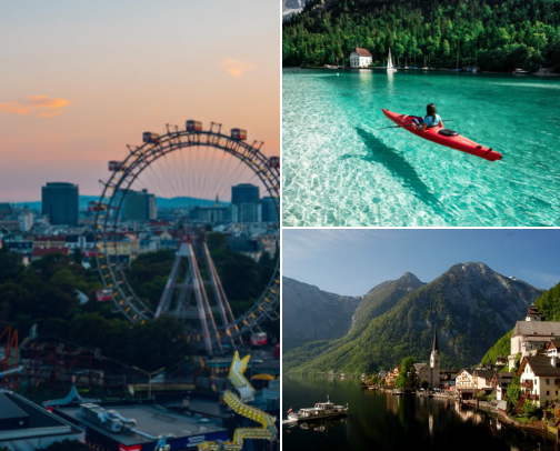 Places to Visit in Austria cover photo collage