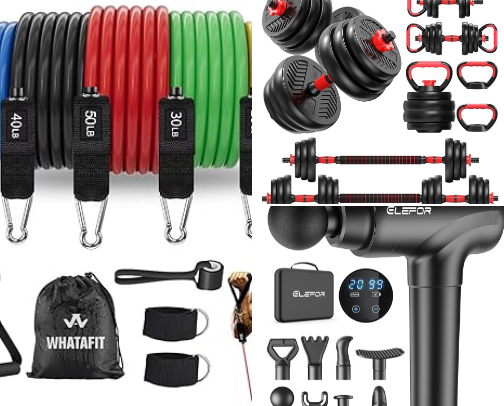 Fitness gear🏋‍♀️🏋‍♂️💪🤸‍♀️ cover photo collage