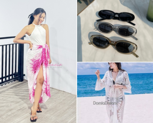 OOTD for a Perfect Beach Day cover photo collage