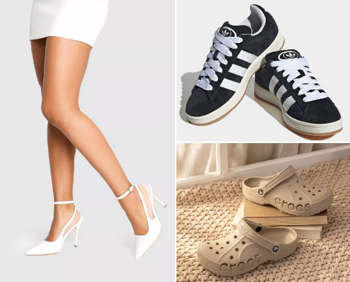 corner for girly shoes🦋 cover photo collage