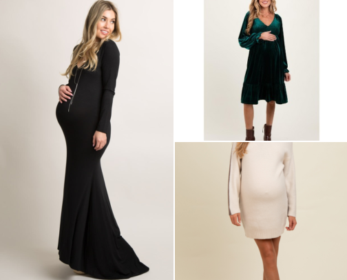 Winter Maternity Photoshoot Outfits for Every Budget cover photo collage