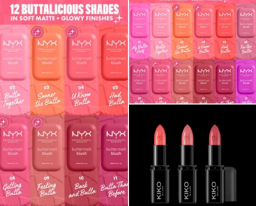 Budget friendly makeup that is just as good as high end products💋💄 cover photo collage
