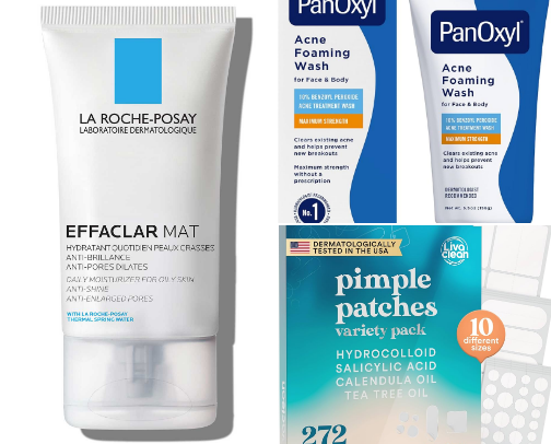 Favorite AFFORDABLE Skincare Products for Acne Prone Skin (Over The Counter) cover photo collage