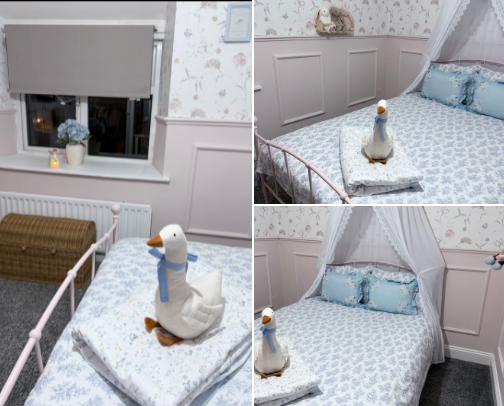 A girls bedroom of dreams cover photo collage