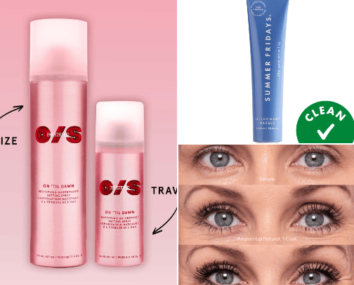 Mini On 'Til Dawn Mattifying Waterproof Setting Spray cover photo collage
