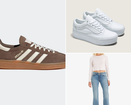 Shoes & clothes cover photo collage