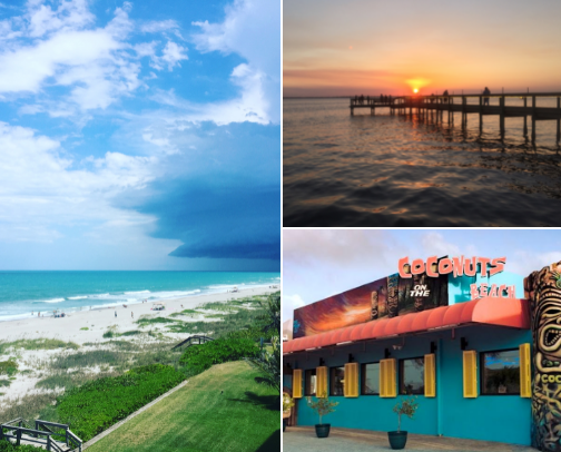 Salty Hair, Good Food, No Plans — My Perfect Cocoa Beach Weekend cover photo collage