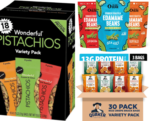 easy tasty snacks cover photo collage