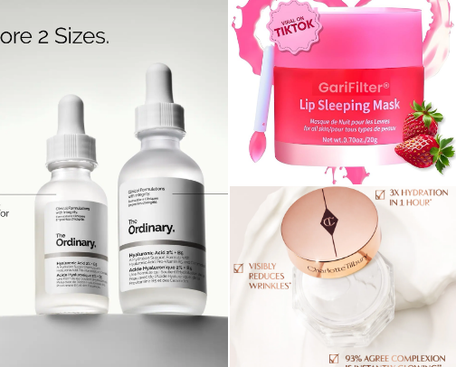 Skin care cover photo collage
