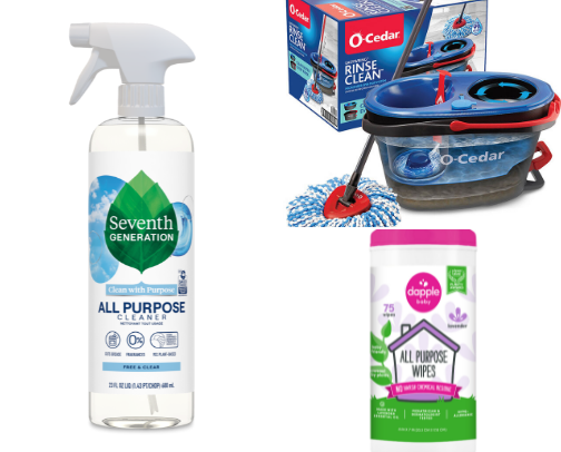 Baby Safe Cleaning Products cover photo collage