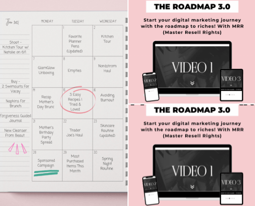 The Roadmap 3.0 Digital Marketing Course (With MRR and 100% profit) cover photo collage