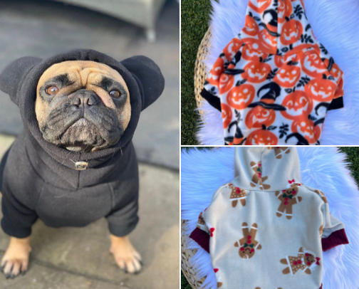 French Bulldog & Pug Clothing | Sweaters, Hoodies, Coats & Matching Outfits 🐶 cover photo collage