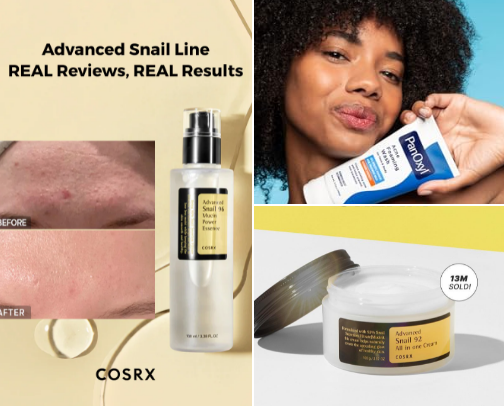 Skincare lovers step Forward cover photo collage