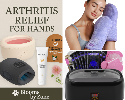 Arthritic Hands: Rest, Relief & Resilience cover photo collage