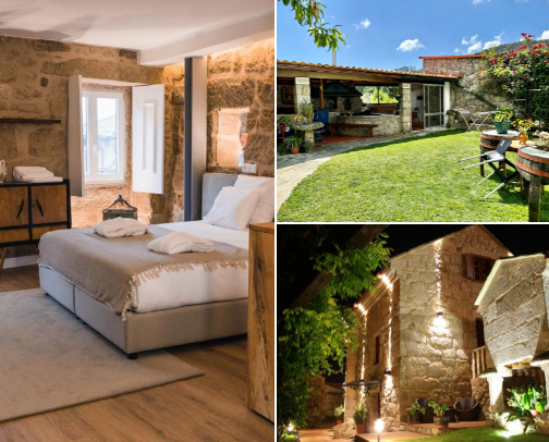 Where to Stay - Camino Portuguese Central Route cover photo collage