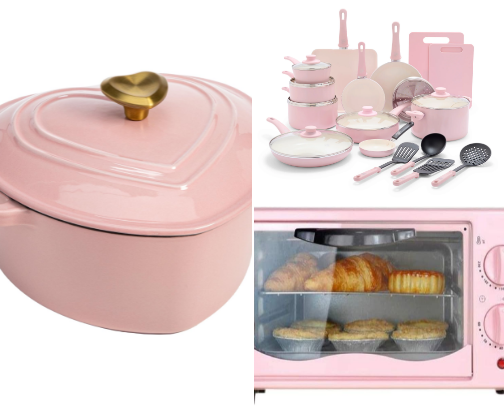 Pink Cookware cover photo collage