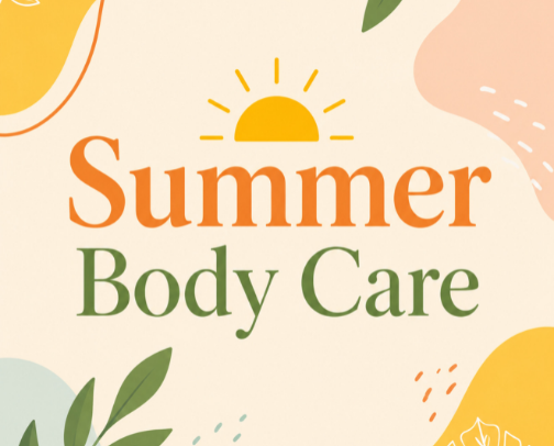 Summer Body Care ☀️ cover photo collage