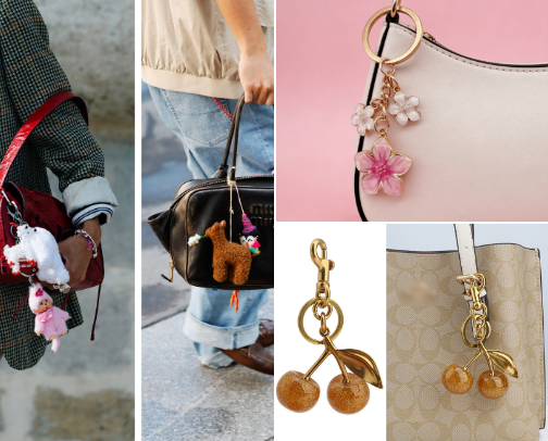 Bag Charms ✨ cover photo collage