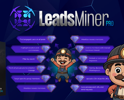 Leads Miner Pro: My Essential Tool for Smarter Lead Generation cover photo collage