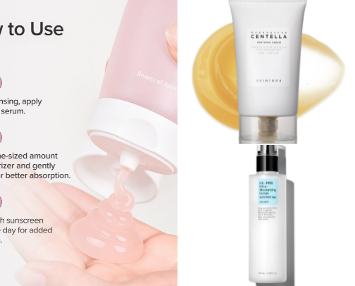 Best Korean Moisturizers for Oily Skin cover photo collage
