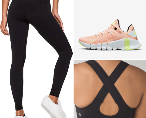 Workout gear cover photo collage