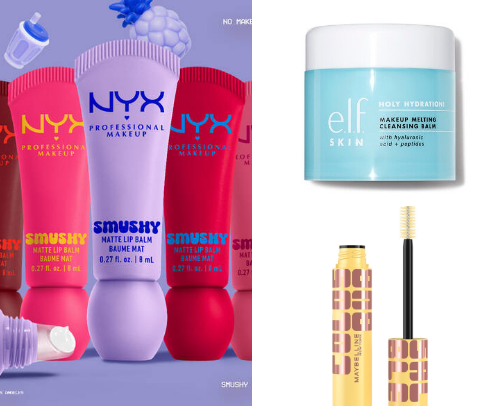 Affordable makeup and skincare cover photo collage