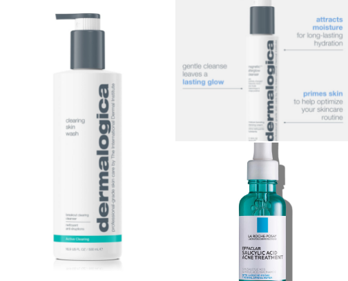 Skin Care & Acne Products cover photo collage