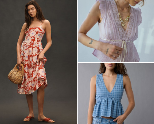 Woman's clothing casual to athletic. 💕☀️ cover photo collage
