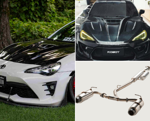 My car build cover photo collage