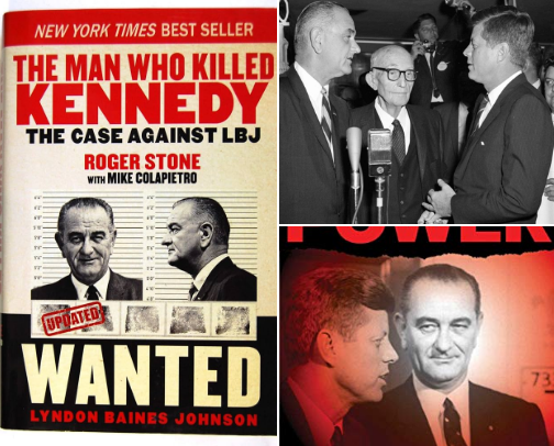 Man Who Killed Kennedy: The Case Against LBJ and Related Conspiracy Reads cover photo collage