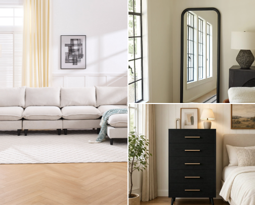 New apartment essentials cover photo collage