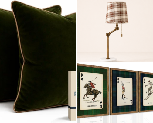 Ralph Lauren Inspired Home cover photo collage