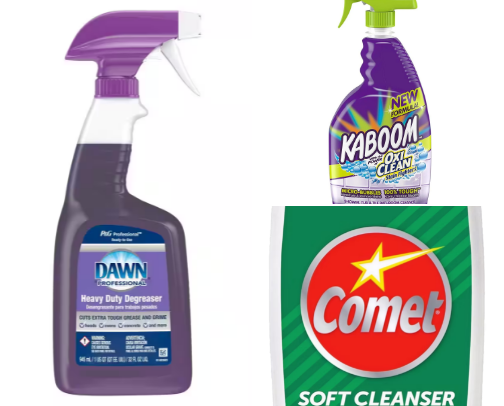 My everyday home cleaning products cover photo collage