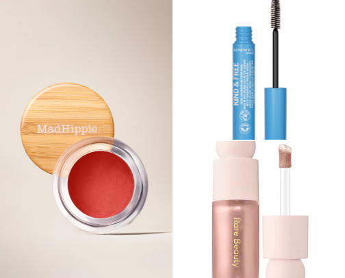 Clean makeup cover photo collage