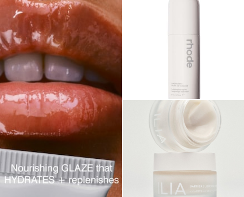 the best products for the glowiest and haltiest skin/lips cover photo collage