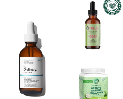 Best Products for Healthy, Shiny Hair cover photo collage