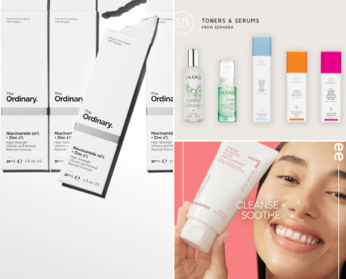 Skin care🤌🏻 cover photo collage