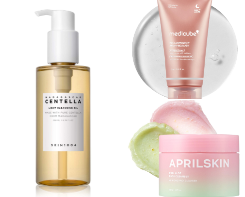 skincare koreana cover photo collage