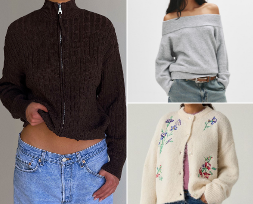 Fall Knits cover photo collage