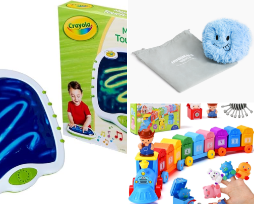 toy recommendations for your toddler from a pediatric OT !:) cover photo collage
