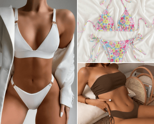 shein swimmers!!!!! cover photo collage